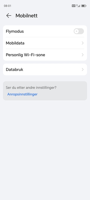 Velg Mobildata
