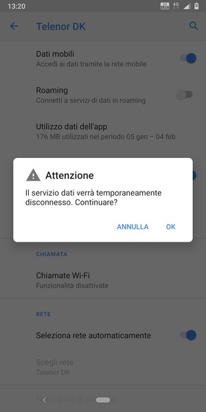Seleziona OK