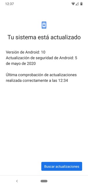 Seleccione Buscar actualizaciones