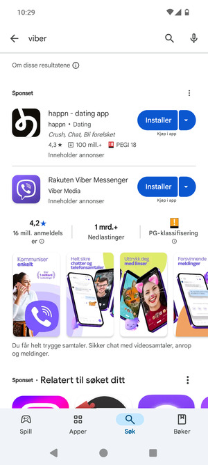 Velg app