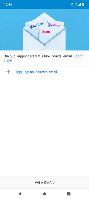 Seleziona Aggiungi un indirizzo email