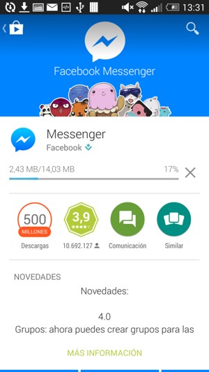 Espere a que el proceso de instalación finalice