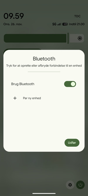 Slå Brug Bluetooth fra