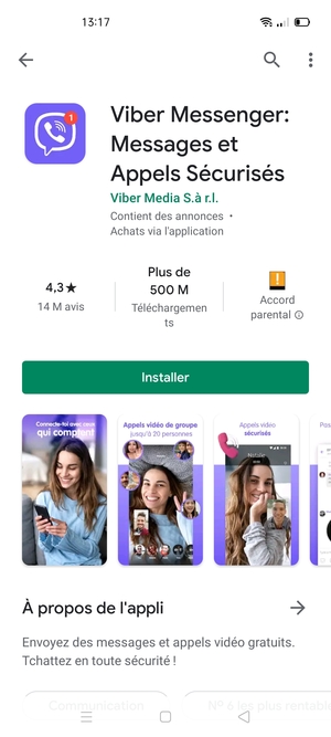 Sélectionnez Installer