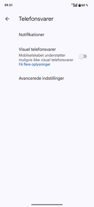 Vælg Avancerede indstillinger