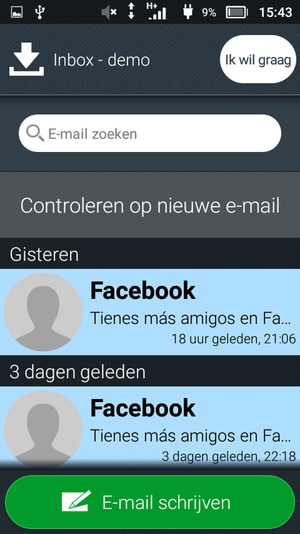 Uw account is klaar voor gebruik