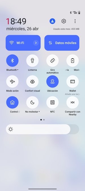 Desactive Wi-Fi y Bluetooth