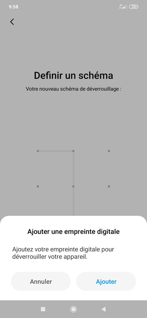 Sélectionnez Annuler