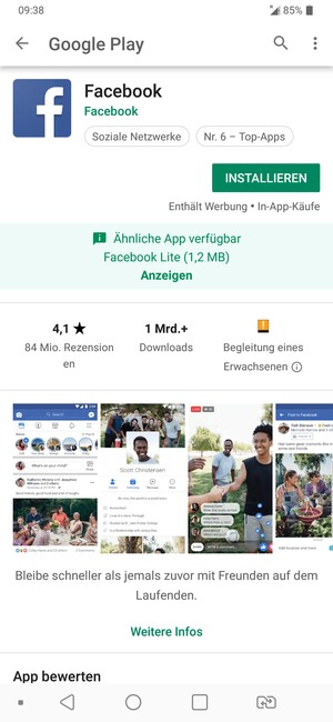 Wählen Sie INSTALLIEREN