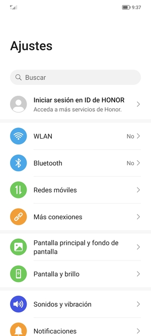 Seleccione WLAN