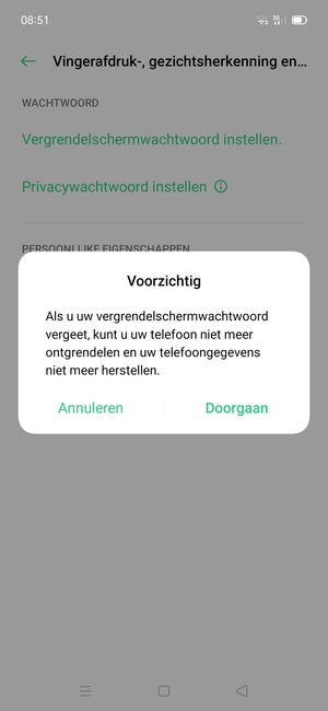 Selecteer Doorgaan