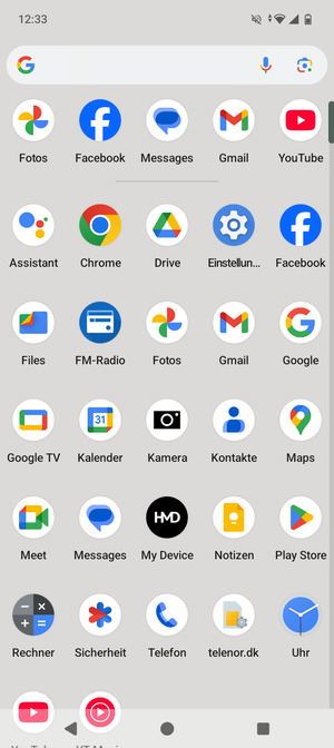 Wählen Sie Einstellungen