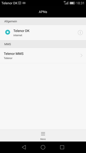 Ihr Handy ist nun für MMS eingerichtet