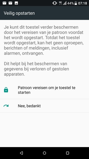 Selecteer uw voorkeursoptie