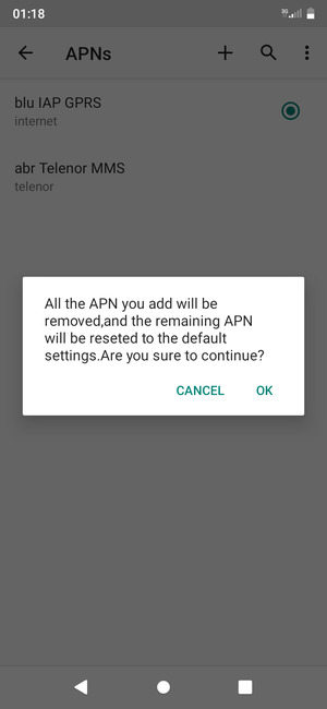 Select OK