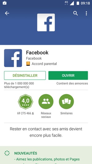 Sélectionnez OUVRIR