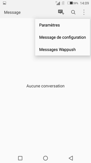 Sélectionnez Paramètres