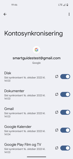 Velg menyknappen