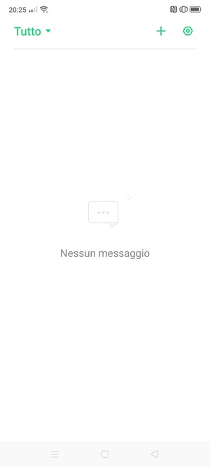 Seleziona il tasto Menu