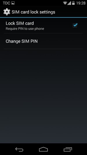 Select Change SIM PIN