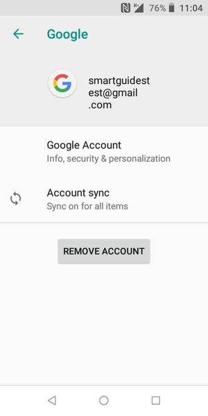Select Account sync