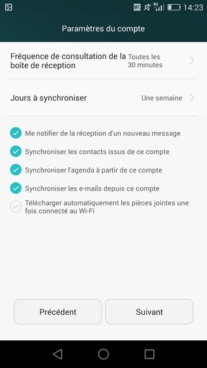 Sélectionnez Suivant
