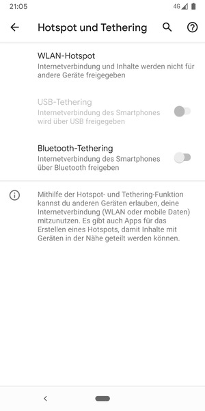 Wählen Sie WLAN-hotspot