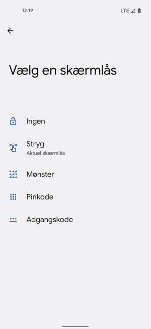 Vælg Mønster