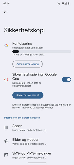 Velg Kontolagring
