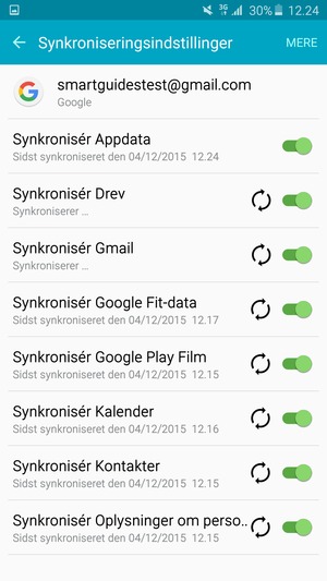 Dine kontakter fra Google vil nu blive synkroniseret til din smartphone
