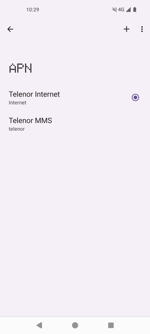 Seleziona il tasto Menu