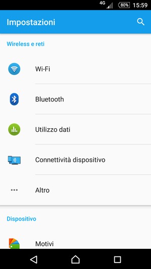 Seleziona Altro