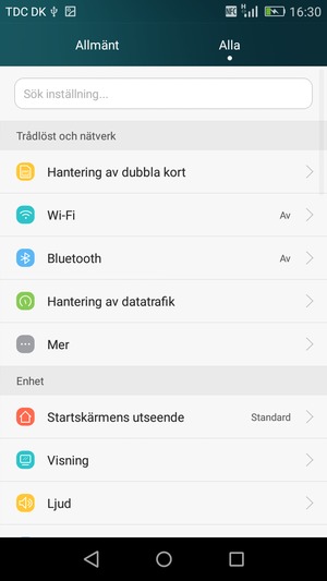 Välj Mer