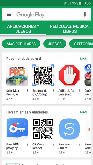 Seleccione la barra de Búsqueda