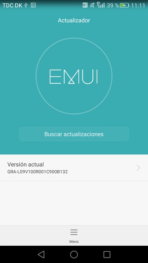 Seleccione Buscar actualizaciones