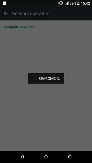Wait for the search to finish