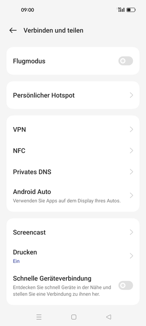 Wählen Sie Persönlicher Hotspot