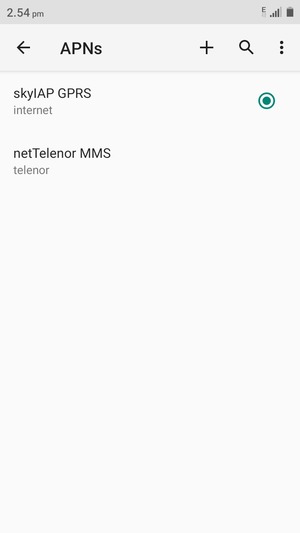 Select the Menu button