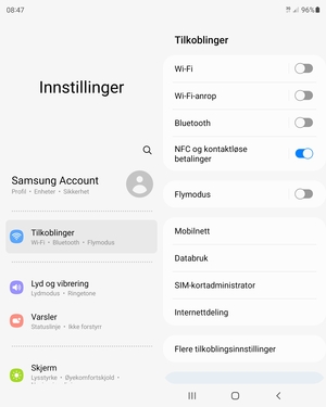 Velg Tilkoblinger