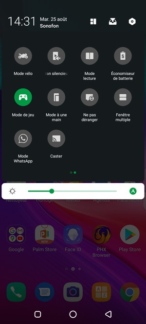 Sélectionnez Économiseur de batterie