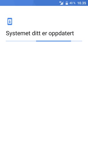 Vent til søket er ferdig