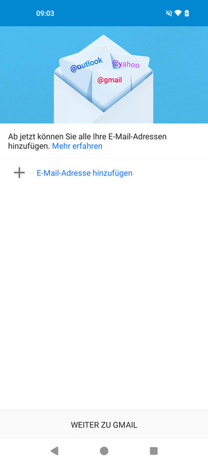 Wählen Sie E-Mail-Adresse hinzufügen