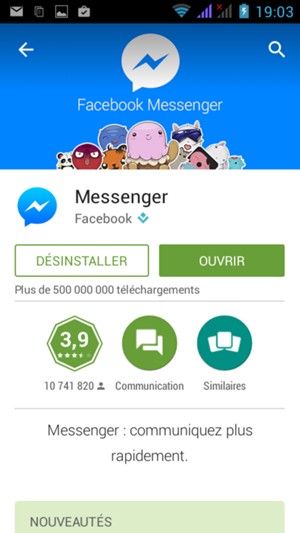 Sélectionnez OUVRIR