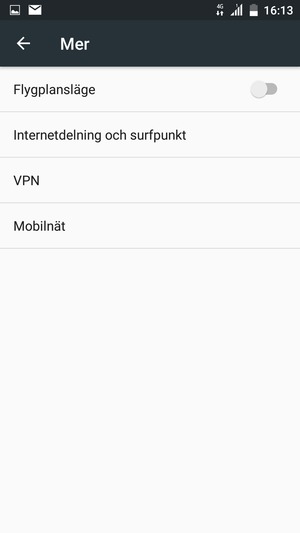Välj Mobilnät