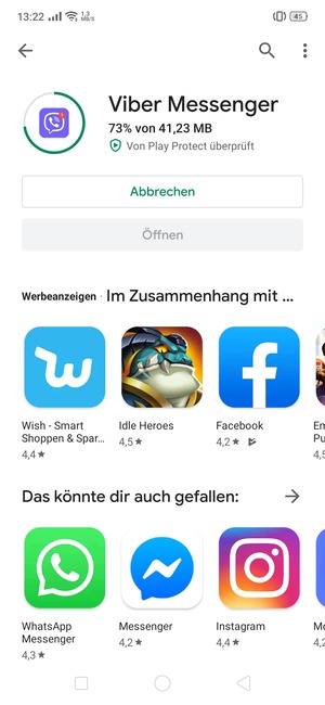 Warten Sie, bis der Installationsprozess  beendet ist
