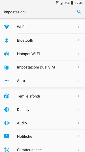 Seleziona Hotspot Wi-Fi