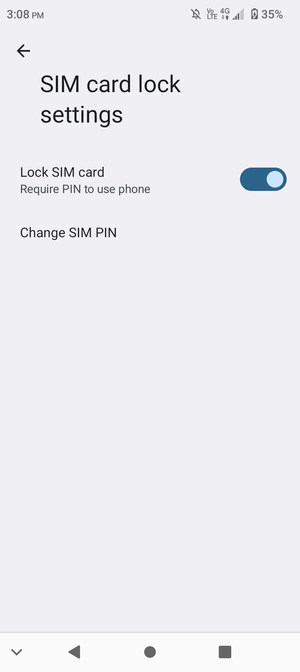 Select Change SIM PIN