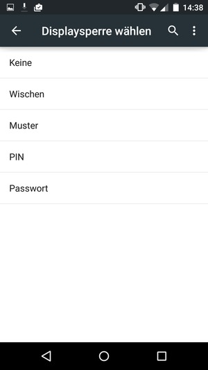 Wählen Sie Muster