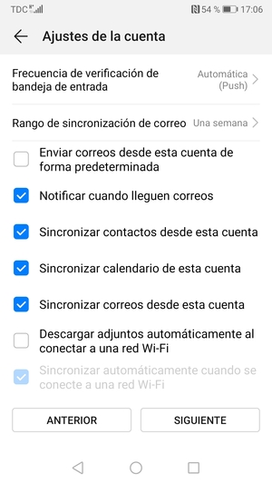 Seleccione SIGUIENTE