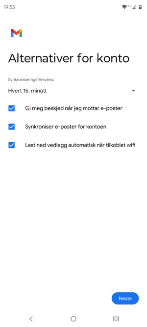 Velg Neste